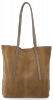 Kožené kabelka shopper bag Vittoria Gotti zemitá V6590C